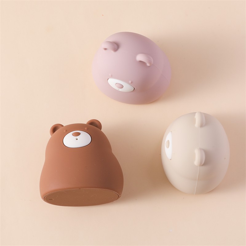 Silicone Bath Toy Manufacturer - Food-Grade Inflatable Bear Soft Plastic Musical Safe for Rattles