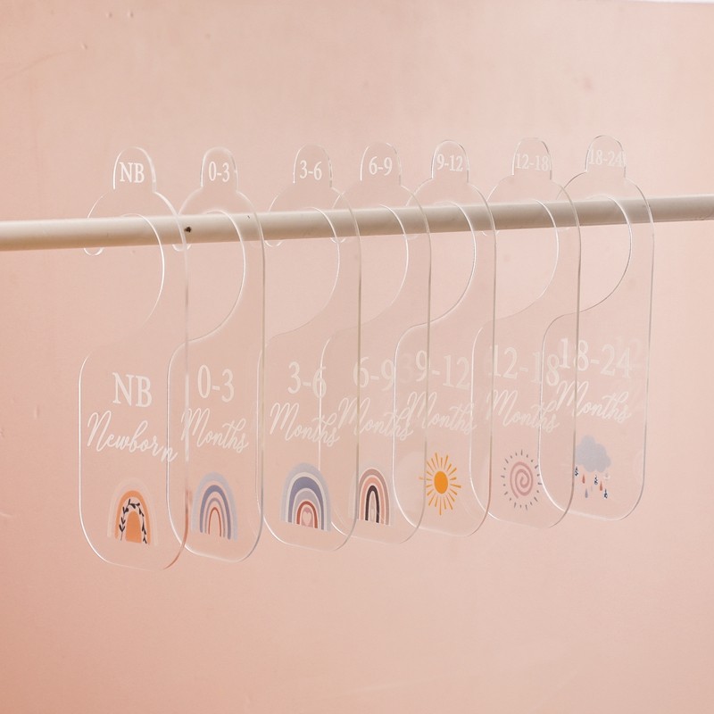 Kids Clothes Divider Set Manufacturer - New Arrival Clear Acrylic for Convenience Baby Supplies