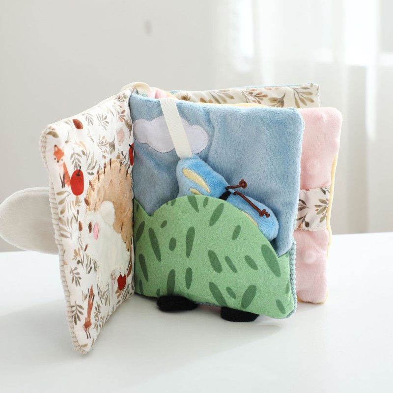 Cloth Book Manufacturer - CE Certified Interactive Custom Touch and Feel Crinkl for Baby Early Learning