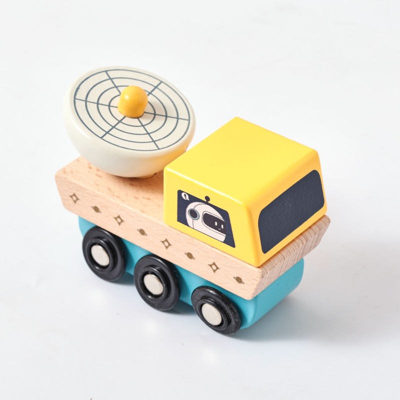 Science Educational Toy Set Manufacturer - Wooden Rocket Ball Game Learning Blocks for Boys Girls