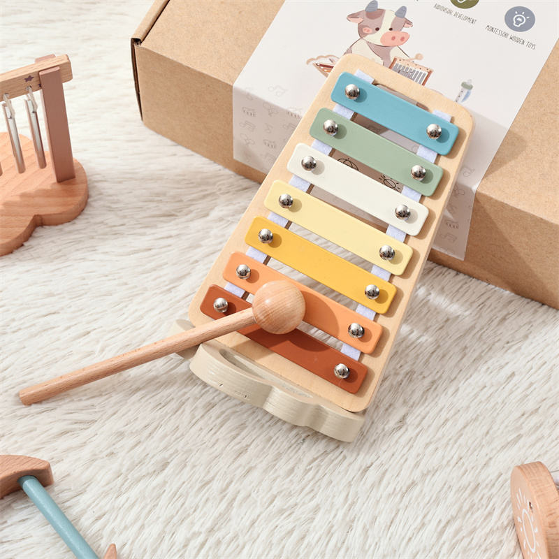 Wooden Music Puzzle Toy Manufacturer - Montessori Number Set for 0-24 Months Babies EN71 Certified