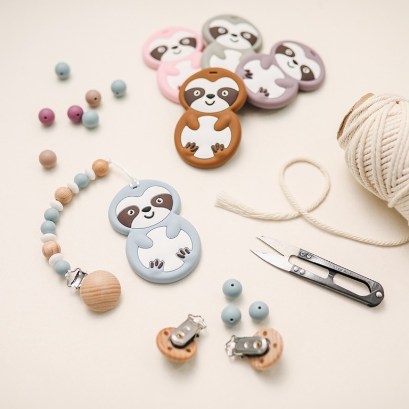 Silicone Animal Teether Manufacturer - Wholesale New BPA Free Organic Food Grade Sloth Gel Toy Unisex