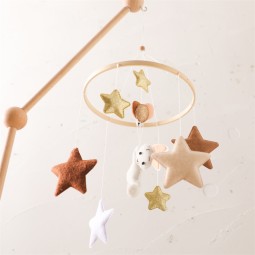 Baby Mobile Manufacturer - Handmade Musical Nursery Decor Felt with Wooden Frame Soft Toy for Room