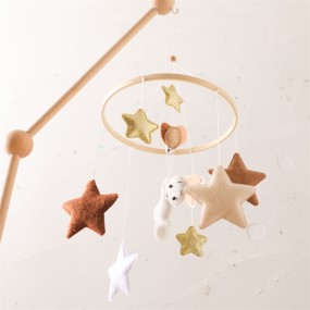 Baby Mobile Manufacturer - Handmade Musical Nursery Decor Felt with Wooden Frame Soft Toy for Room
