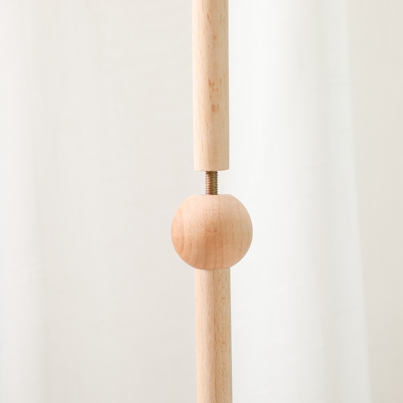 Wooden Bed Bell Holder Manufacturer - Musical Soft Toy Extension Tool with Mobile Frame 0-4 Years