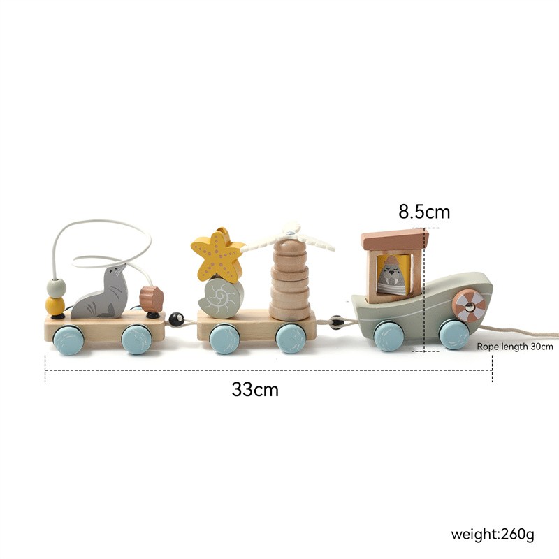 Wooden Train Toy Manufacturer - OEM & ODM Montessori Children's Cartoon Early Educational for Babies