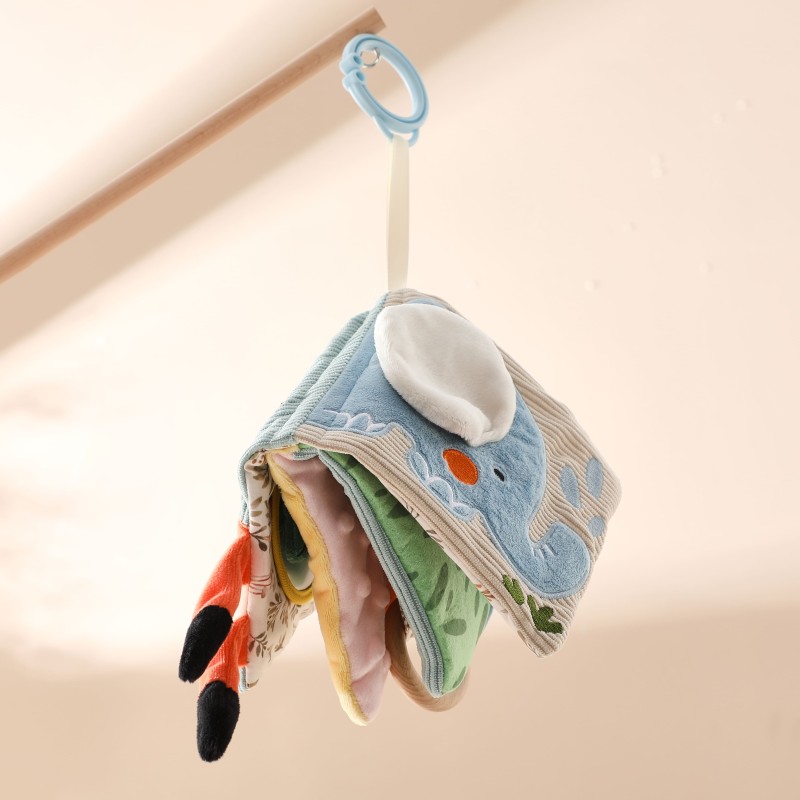Cloth Book Manufacturer - CE Certified Interactive Custom Touch and Feel Crinkl for Baby Early Learning