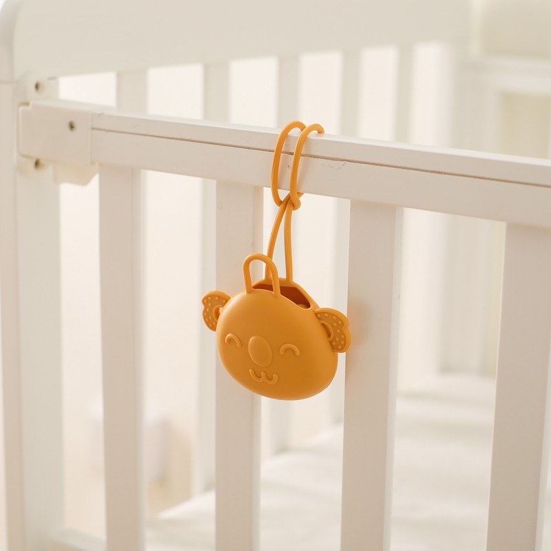 Baby Pacifier Organizer Manufacturer - Silicone Storage Pocket Bag Portable BPA Free PVC Free 1-2 Years