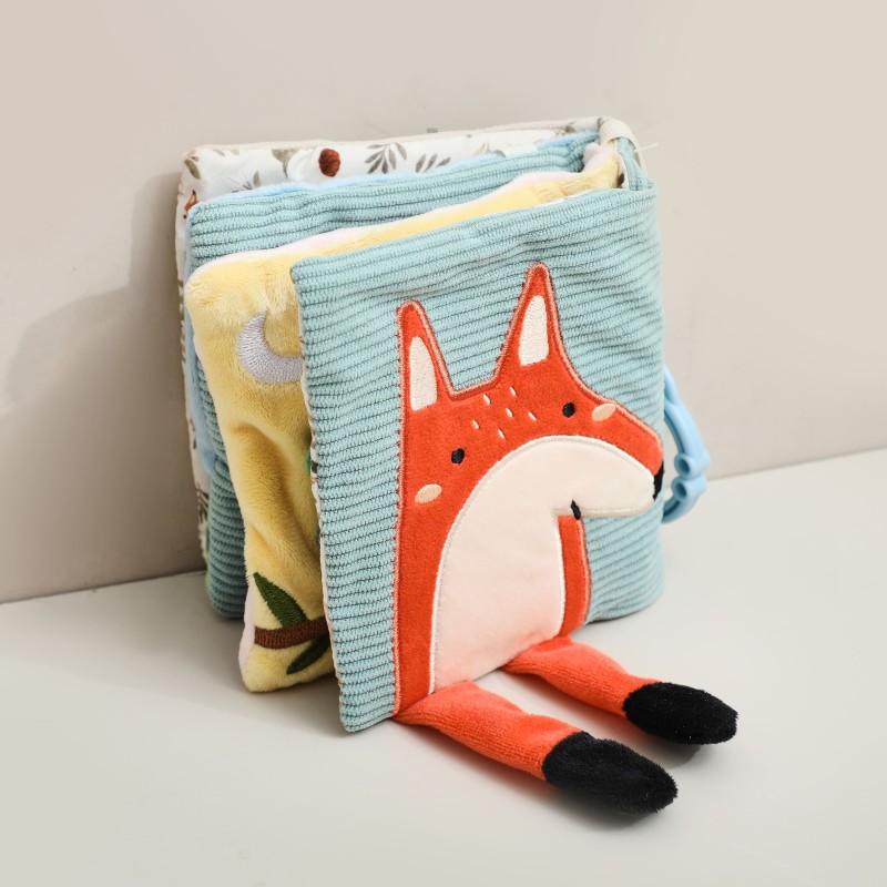 Cloth Book Manufacturer - CE Certified Interactive Custom Touch and Feel Crinkl for Baby Early Learning