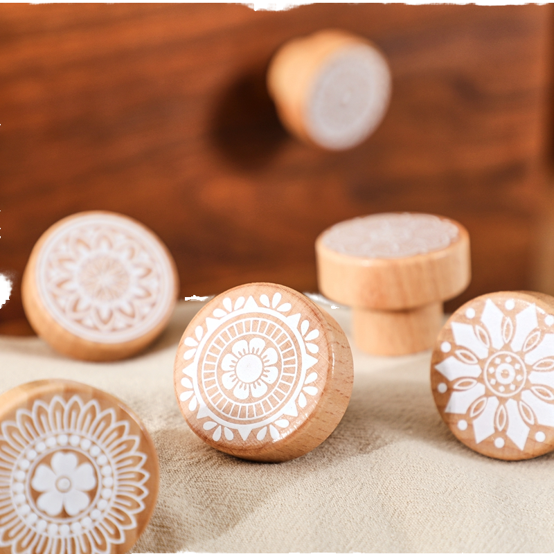 Wooden Drawer Knobs Manufacturer - Hot with Various Patterns Unisex Educational Toys for Kids 2-4 Years