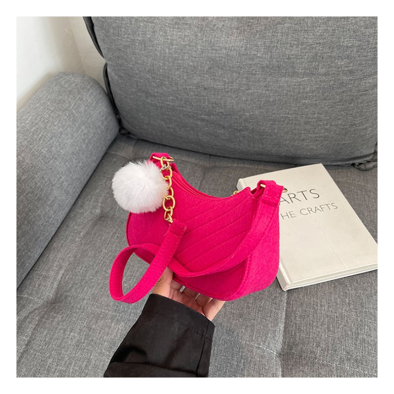 Women Messenger Bag - Small Square Felt