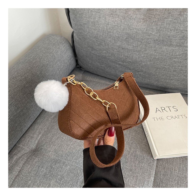 Women Messenger Bag - Small Square Felt