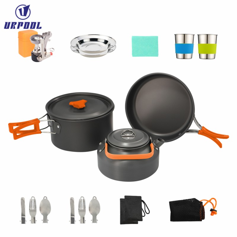 Outdoor Frying Pan Manufacturer - Portable Cookware Camping Aluminum Utensils Nonstick Camp Kitchen