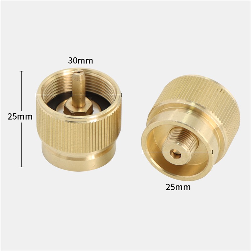 Propane Tank Adapter Manufacturer - Lindal Valve Output Camping Stove Convert MAPP Gas 1 LB Cylinder