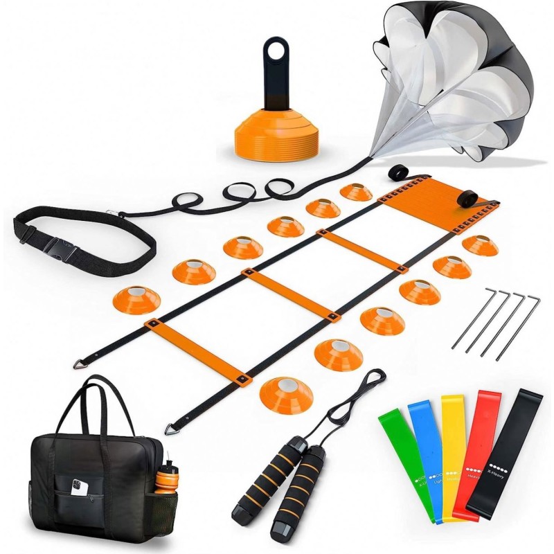 Agility Training Set Manufacturer - Colorful Sports Speed Football Cone Marker Equipment Ladder Cones for Soccer