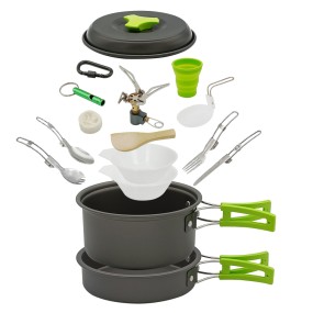 Camping Tableware Set Manufacturer - Pots Dishes Bowler Kitchen Equipment Gear Utensils for Hiking Picnic