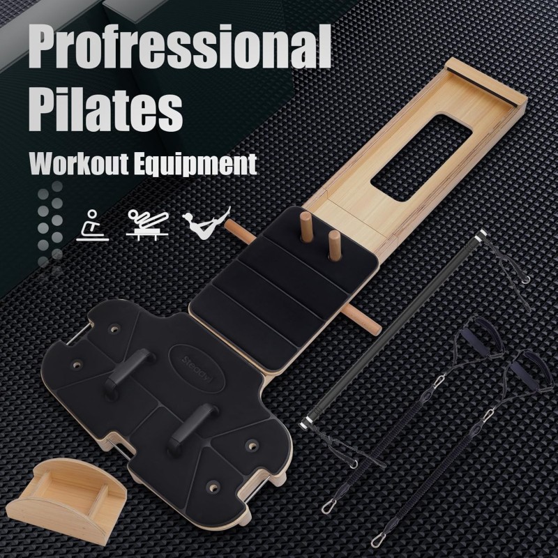 Pilates Reformer Machine Manufacturer - Portable Home Fitness Durable Folded Core Training Bed Equipment for Yoga