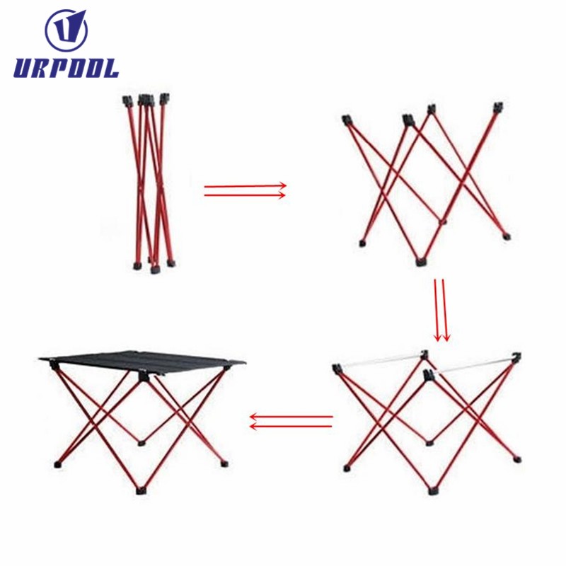 Camping Table Manufacturer - Aluminium Portable Folding Camp Desk for Outdoor Picnic Party BBQ