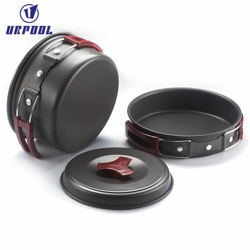 Outdoor Cookware Set Manufacturer - Ultra-light Copper for India 4-6 Persons Non-stick Pots Pans