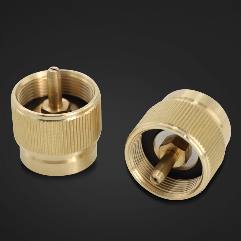 Propane Tank Adapter Manufacturer - Lindal Valve Output Camping Stove Convert MAPP Gas 1 LB Cylinder