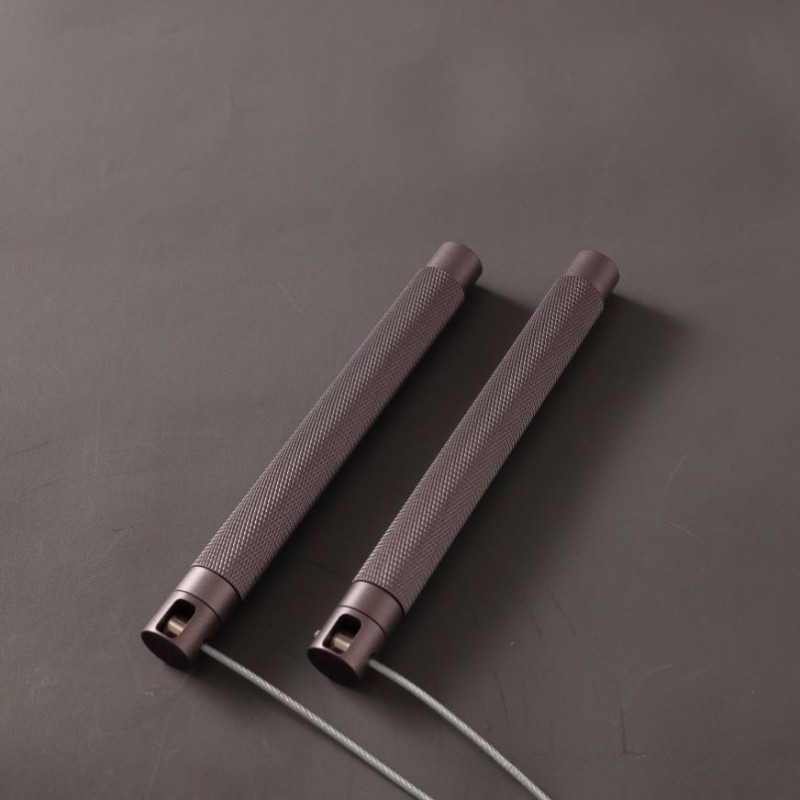 Speed Jump Rope Manufacturer - Training Aluminum Metal Handle Fitness Fast Adjustable Steel Wire Metal Skipping Rope