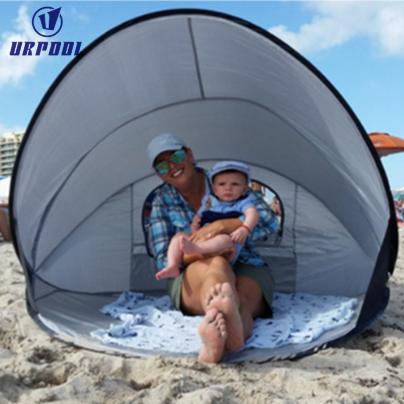 Automatic Pop-Up Beach Tent Manufacturer - 1-2 Persons Waterproof Polyester Sun Shelter for Summer Beach Vacations
