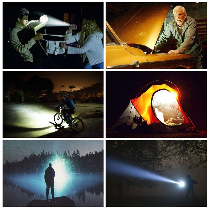 LED Flashlight Manufacturer - Super Bright Zoomable with 5 Modes Rechargeable Tactical for Emergency