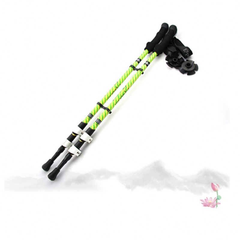 Carbon Fiber Trekking Pole Manufacturer - 2016 New Adjustable Telescopic Ultra-light 3 Section Alpenstock