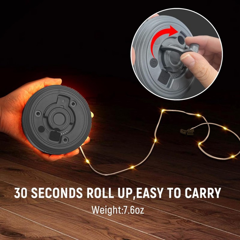 Camping String Lights Manufacturer - Outdoor Atmosphere LED Lantern Durable Waterproof USB Charging for Parties