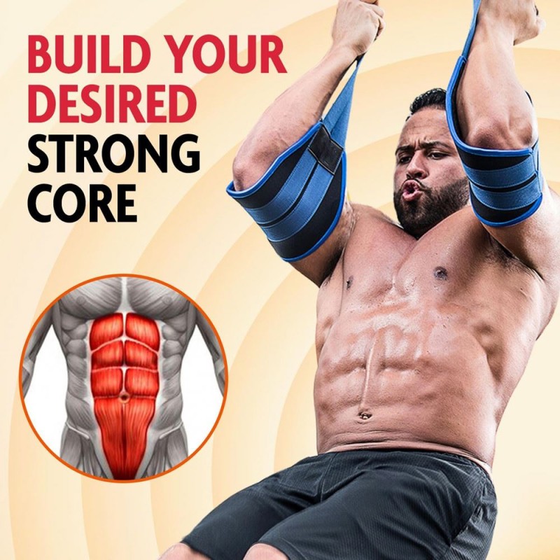 Leg Raiser Exercise Equipment Manufacturer - Fitness Workout Training Pull up Straps Arm Padding Ab Straps for Men Women