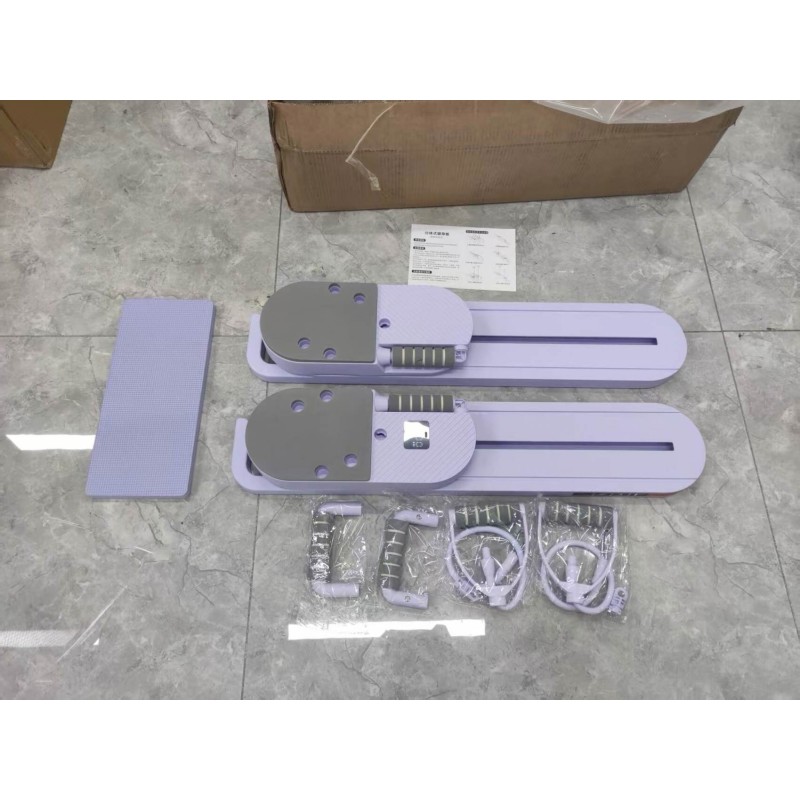 Pilates Reformer Board Manufacturer - with Resistance Bands Portable Full Body Workout Multifunctional Abdominal Board