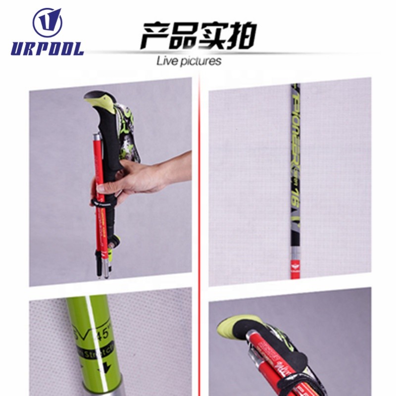 Trekking Pole Manufacturer - Folding Shock-Resistant Adjustable Climbing Walking Hiking Stick