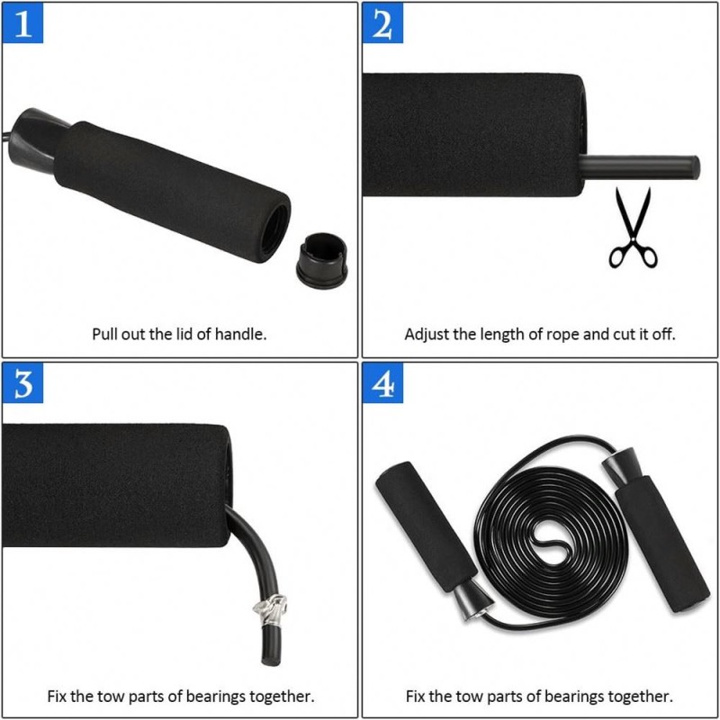 Abdominal Muscle Training Kit Manufacturer - 5-In-1 Roller With Knee Pads Push-Up Bar Handle Grips Jump Ropes