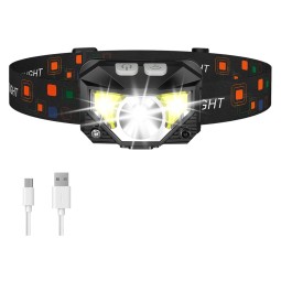 Headlamp Flashlight Manufacturer - 1200LM Ultra-Light Bright LED Rechargeable with Light Motion Sensor