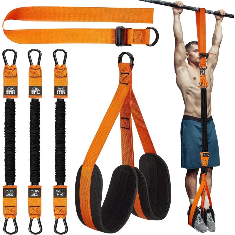 Pull up Assist Band Manufacturer - Heavy Duty with Elastic Rope Assistance Belt for Fitness Training