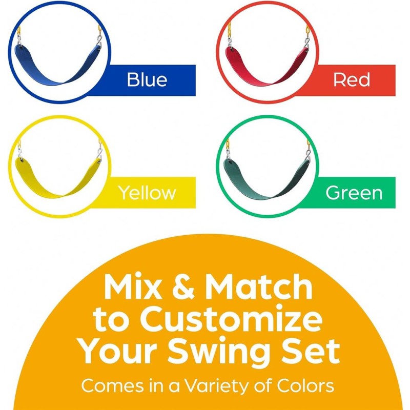 Swing Seat Replacement Kit Manufacturer - Playground Swing Set Kids Backyard Accessories for Outdoor Play Playground