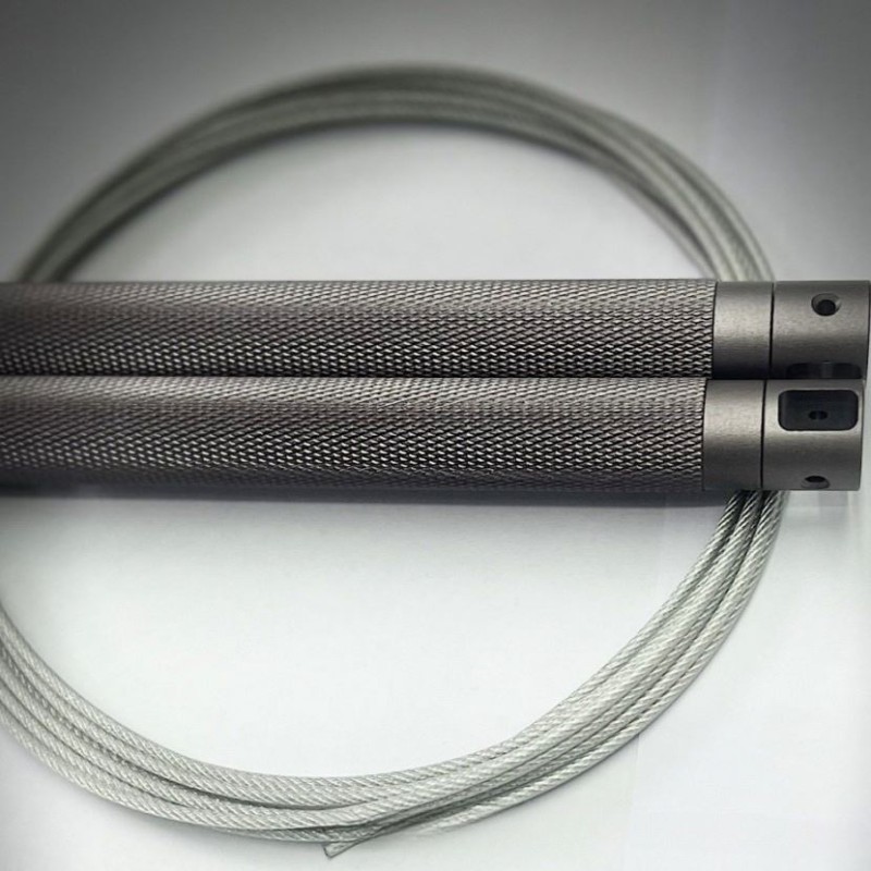 Speed Jump Rope Manufacturer - Training Aluminum Metal Handle Fitness Fast Adjustable Steel Wire Metal Skipping Rope