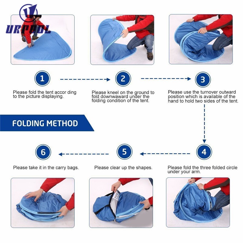 Large Pop-Up Beach Tent Manufacturer - Portable Camping Tent Sun Shade Shelter Instant Outdoors 2-3 Person Cabana