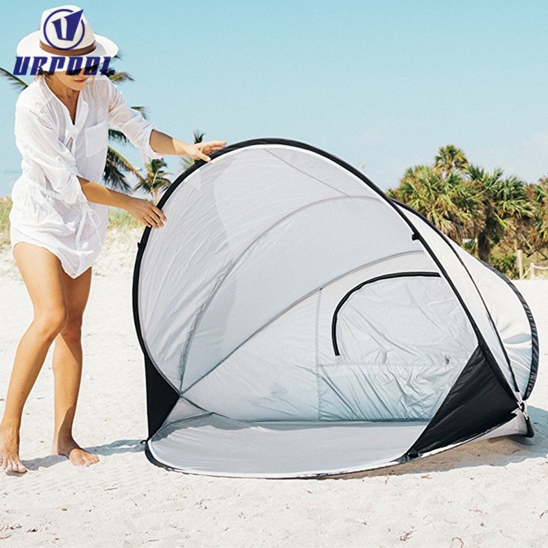 Pop up Tent Manufacturer - Outdoor Camping UV50+ Sun Shade Easy Pop up Beach Tent Sport Umbrella Instant Sun Shelter