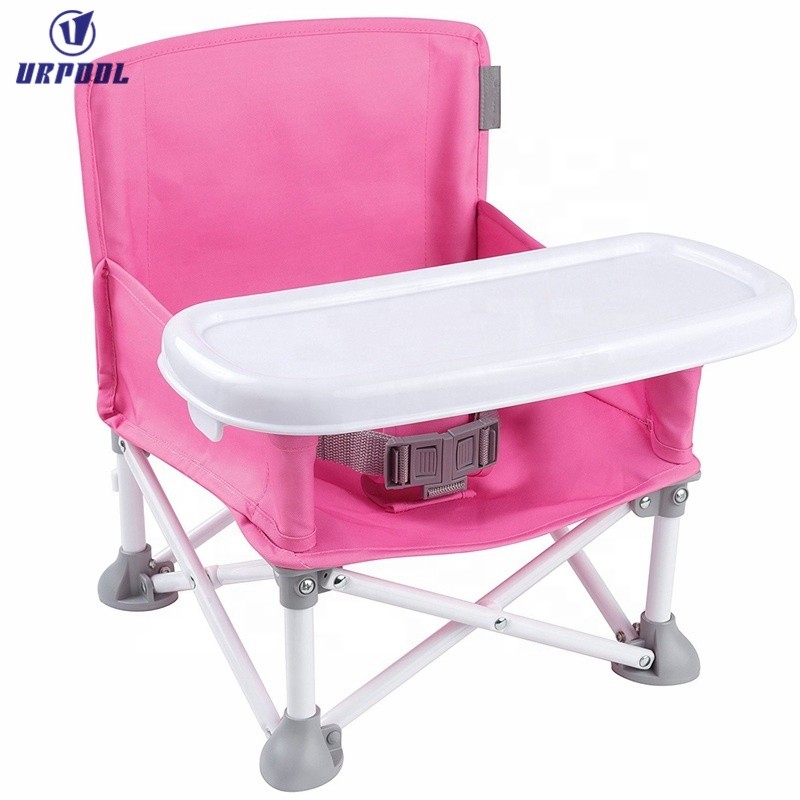 Portable Baby Chair Manufacturer - Foldable Iron Booster for 6-12 Month Babies Durable Outdoor Use