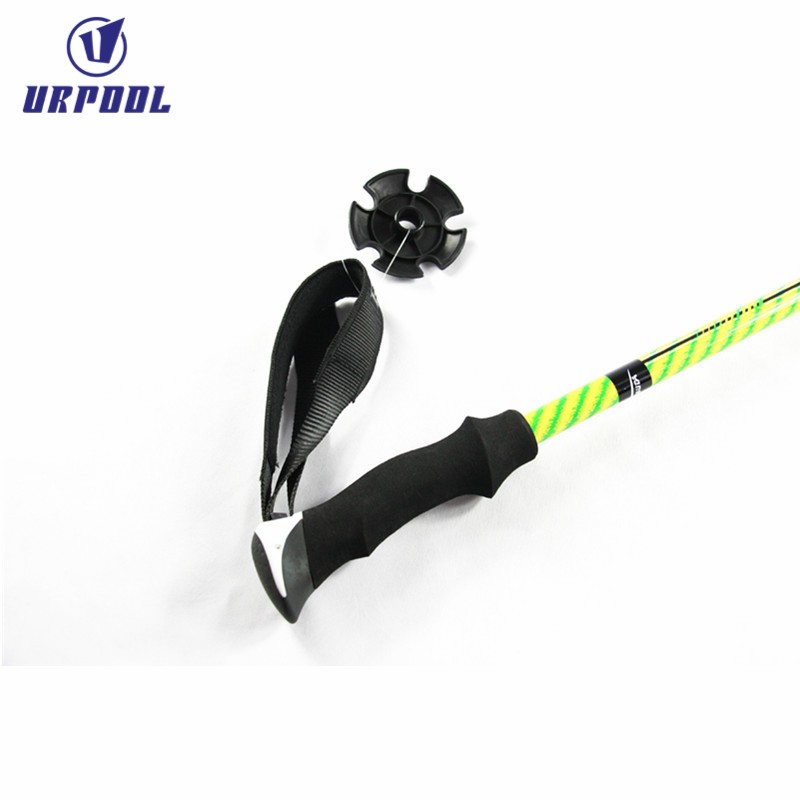 Carbon Fiber Trekking Pole Manufacturer - 2016 New Adjustable Telescopic Ultra-light 3 Section Alpenstock