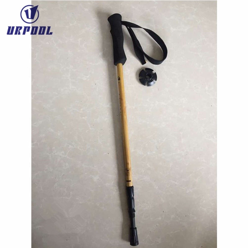 Bamboo Walking Stick Manufacturer - Brand URPOOL EXCLUSIVE Trekking Outdoor Hiking Poles Cork for Camping Climbing