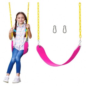 Swing Set Accessories Manufacturer - Children Backyard Playground with Snap Hooks and Hanging Straps for Kids