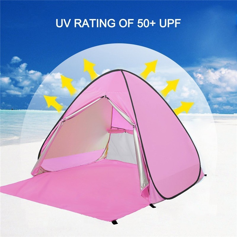 Camping Tents Manufacturer - Beach Tents Sun Shelter with Window Quick Automatic Opening Foldable for Outdoor