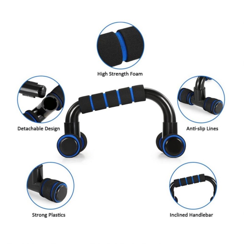 Abdominal Muscle Training Kit Manufacturer - 5-In-1 Roller With Knee Pads Push-Up Bar Handle Grips Jump Ropes