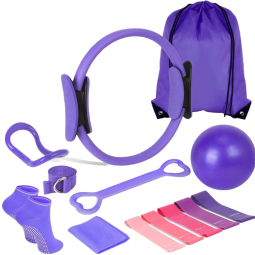 Home Exercise Set Manufacturer - 13-Piece for Yoga Pilates EVA Circle Novice Ring Accessories with Bag