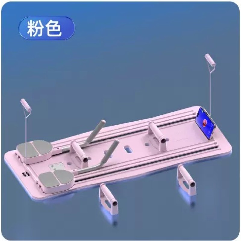 Pilates Set Manufacturer - Multi-Purpose Home Foldable with Ab Roller Wheels Reformer Board