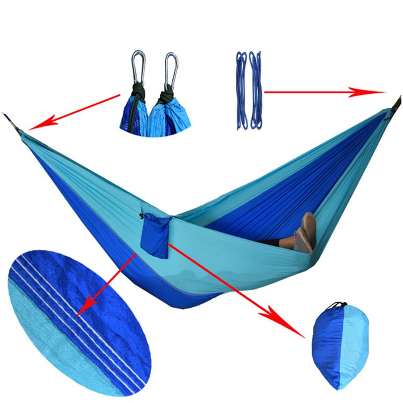 Camping Hammock Manufacturer - Lightweight Double with Carry Bag Portable for Indoor Outdoor Hiking Camping