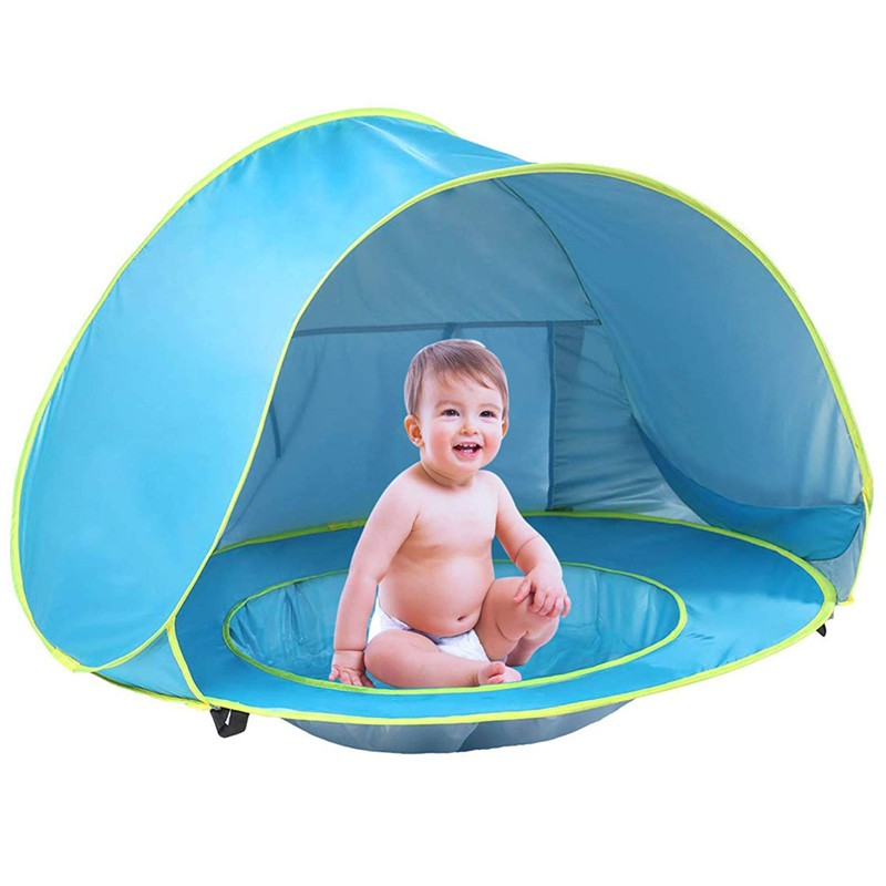 Baby Beach Tent Manufacturer - Lightweight with Shaded Pool Pop up 50+ UPF UV Protection with Carry Bag for Camping
