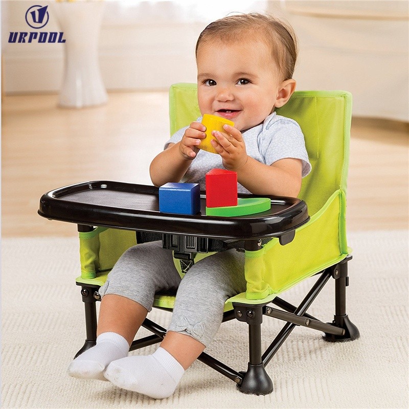 Portable Baby Chair Manufacturer - Foldable Iron Booster for 6-12 Month Babies Durable Outdoor Use
